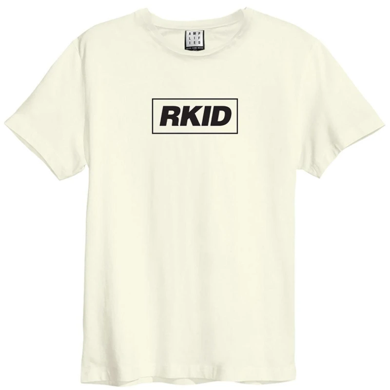 Image of Amplified Amplified Men Rkid Liam Gallagher T-Shirt in White Size: X-Small White XS Male 5063417630456