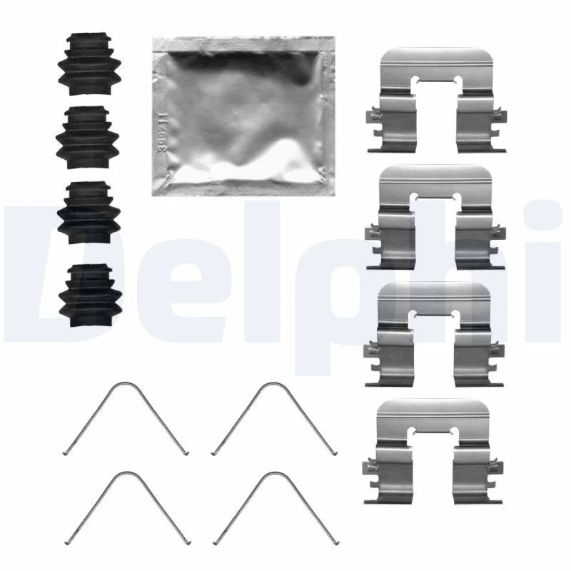 Image of DELPHI Brake pad fitting kit DELPHI LX0684