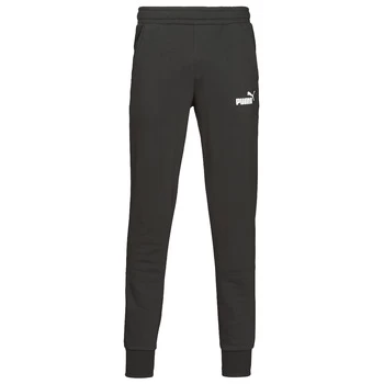 Image of Puma ESS LOGO SLIM PANT LOGO FL CL mens Sportswear in Black - Sizes L,M,S,XL,XXL