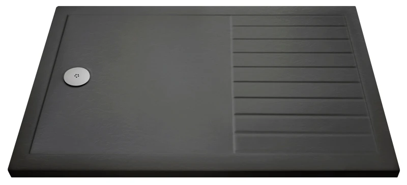 Image of Balterley Premium Walk In Shower Tray Slate Grey 1400mm x 900mm Grey