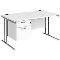 Image of Dams International Desk MC14P2SWH 1,400 x 800 x 725 mm