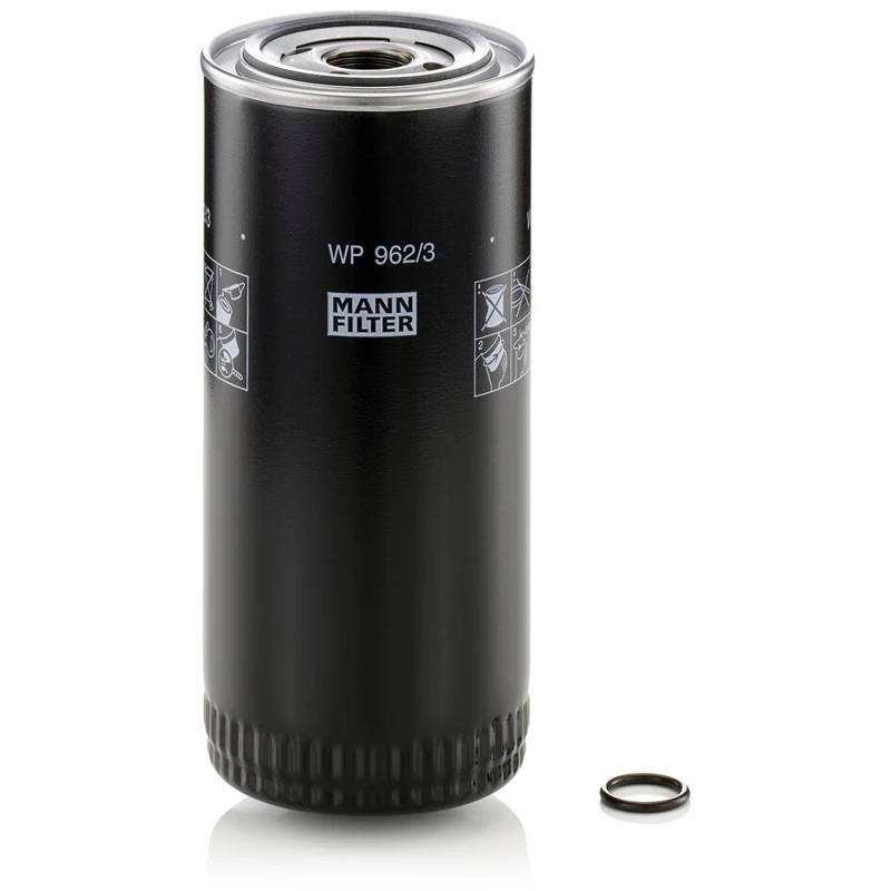 Image of MANN-FILTER WP 962/3 x Fuel Filter with gasket/seal Fuel filter (9)