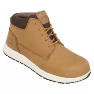 Image of Himalayan 4412 Tan Non Metallic Toe Capped Unisex Safety Boots, UK 10.5, EU 45