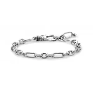 image of Thomas Sabo Rebel Iconic Chain Bracelet A1792-637-21-L19.5v