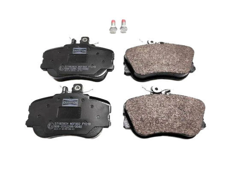 Image of CHAMPION 571828CH Brake pad set prepared for wear warning indicator Brake Pad Set,disc brake (402)