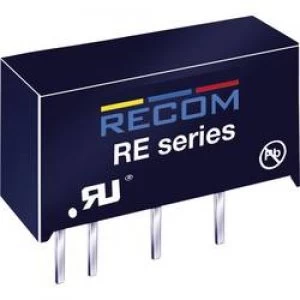 image of RECOM RE 0512S 1W DCDC Converter RE 0512S voltage12 V 83 mA