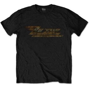 image of ZZ Top - Twin Zees Vintage Unisex Large T-Shirt - Black