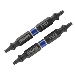 Image of IRWIN Impact Double-Ended Screwdriver Bits TORX TX15 60mm (Pack 2)