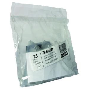 Image of Esselte Classic 50mm Tabs and Inserts Pack of 25 94514