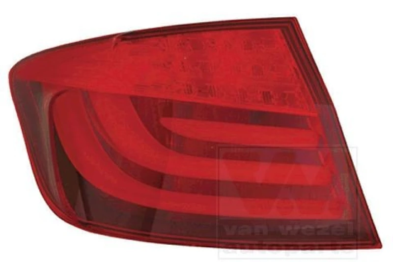 Image of VAN WEZEL 0617921 Rear light Outer section, with bulb holder, Left Combination Rearlight (391)