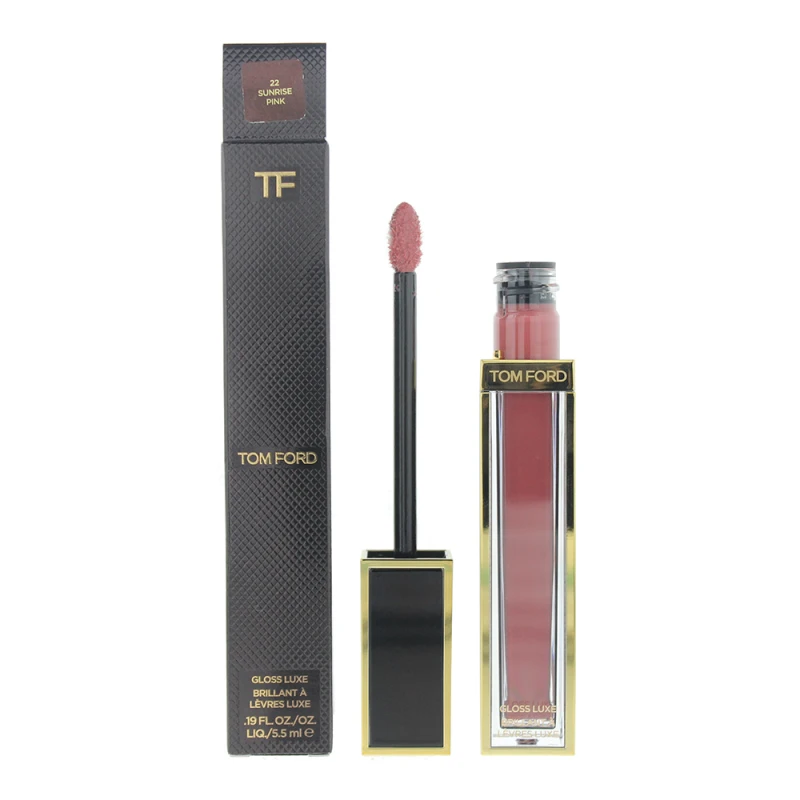 Image of Tom Ford Gloss Luxe 22 Sunrise Pink Lip Gloss 5.5ml