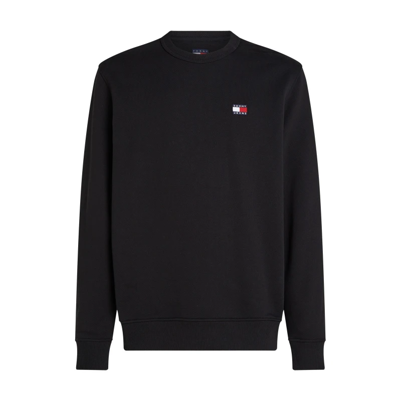 Image of Tommy Jeans Tommy Jeans Tjm Reg Badge Crew Ext - Black 2XL