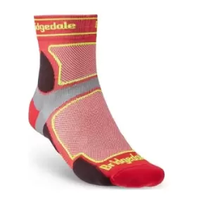 Image of Bridgedale TRAIL RUN Ultralight T2 Coolmax Sport 3/4 Crew Mens - Large Red