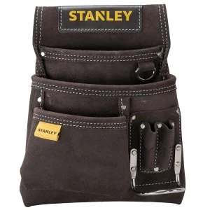 image of Stanley Tools Leather Nail & Hammer Pouch