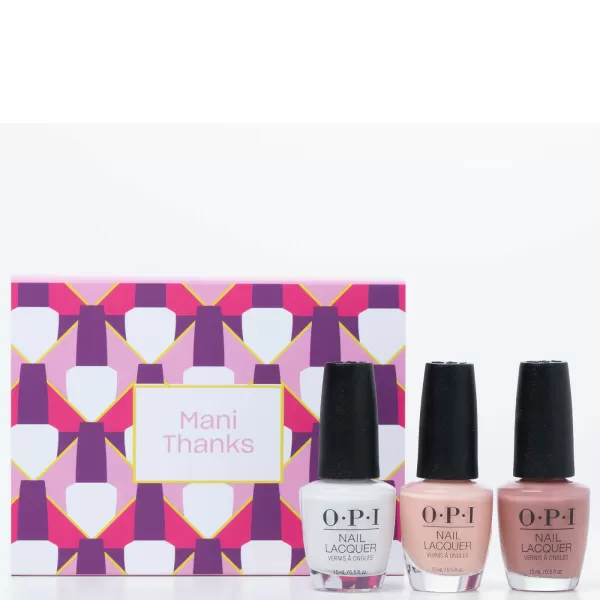 Image of OPI Mani Thanks Gift Box Set 3 x 15ml