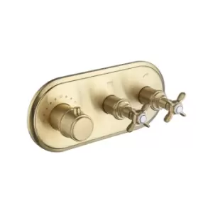 image of Brass Concealed Thermostatic Shower Valve 2 Outlet - Camden