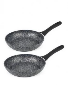 Salter Megastone 2 Piece Frying Pan Set