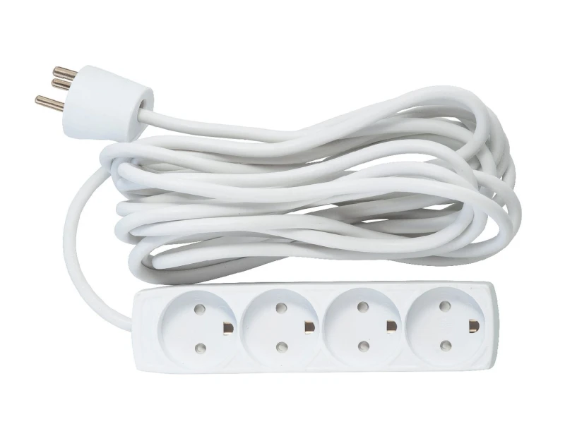 Image of Microconnect GRU00450WDK power extension 5m 4 AC outlet(s) Indoor Whi