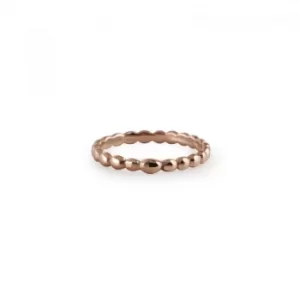 image of Ladies Radley Rose Gold Plated Sterling Silver Hatton Row Ring Size L