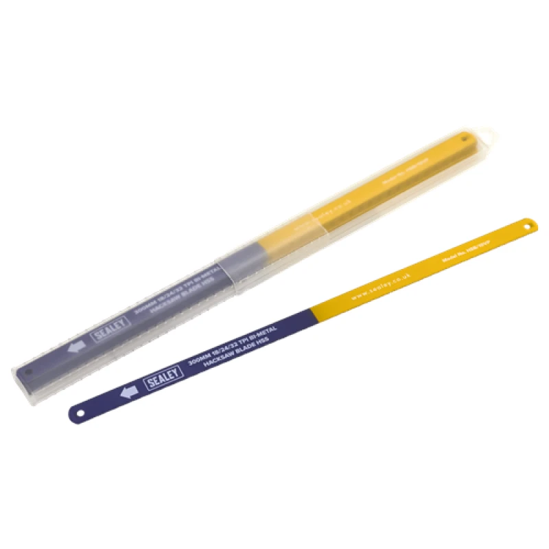 Image of Sealey Vari-Pitch 18/24/32tpi Hacksaw Blade 300mm - Pack of 10