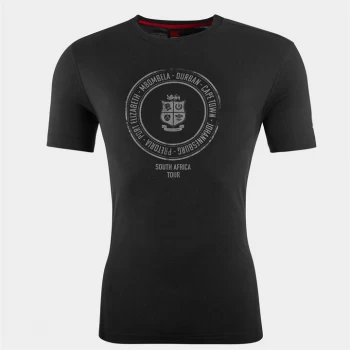 Image of Canterbury British and Irish Lions Graphic T Shirt Mens - Black
