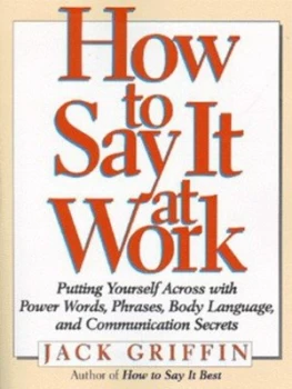 Image of How to Say It at Work by Griffin Book