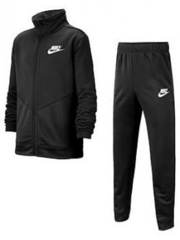 Image of Boys, Nike Kids B Nsw Core Trk Ste Ply Futura, Black Size M 10-12 Years