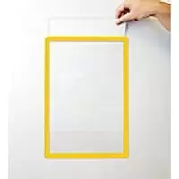 Image of BEAVERSWOOD FRAMES4DOCS Document Frames OD-MFD2/10-YEL A2 Yellow Pack of 10