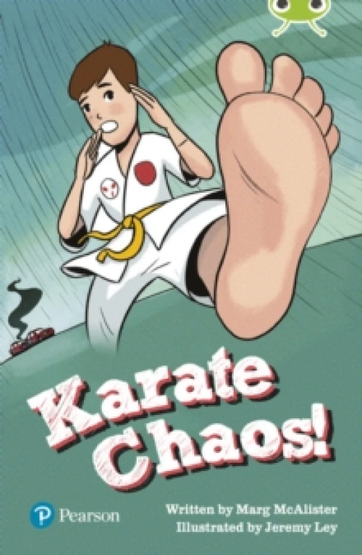 Image of Margaret McAllister Bug Club Independent Fiction Year Two Lime Plus a Karate Chaos Book Multi unisex