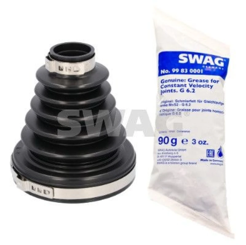 Image of CV boot kit, drive shaft SWAG 33 11 1129