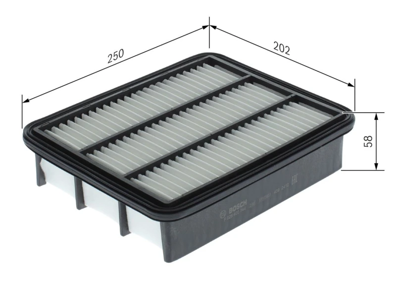 Image of Air filter Bosch F 026 400 744