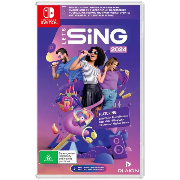 Image of Lets Sing 2024 Nintendo Switch Game