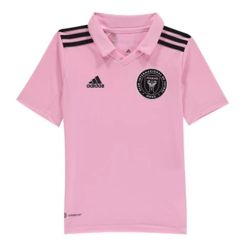 Image of adidas Inter Miami Home Shirt 2022 2023 Junior - Pink