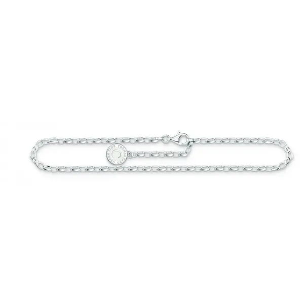 image of Thomas Sabo Charm Club Charmista Charmista Silver Cold Enamel Anklet X