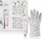 image of The Kind Edit Co. Spa Botanique Garden Glove Gift Set 125ml Hand Cream + 1 Pair Garden Gloves