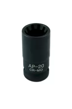 Image of Laser Tools 6985 Caliper Brake Pad Socket 1/2" Dr 20mm x 10pt for Audi A8