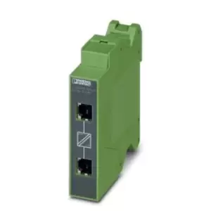 image of Phoenix Contact FL ISOLATOR 100-RJ/RJ Network isolator No. of Ethernet ports 1