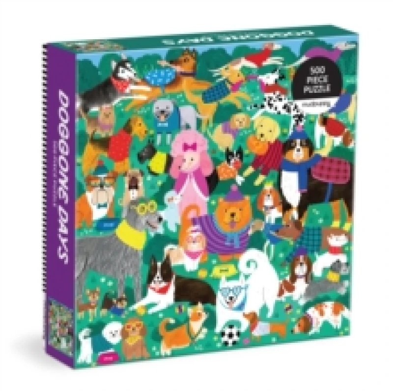 Image of Doggone Days 500 Piece Family Puzzle Jigsaw