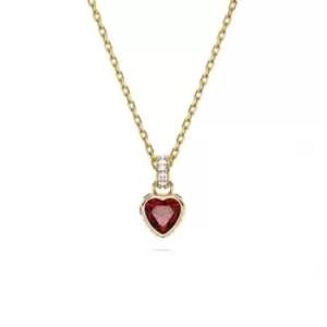 image of Stilla Gold-Tone Plated Red Heart Pendant 5648750