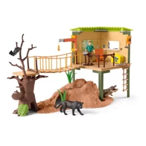 Image of SCHLEICH Wild Life Ranger Adventure Station Toy Playset, Unisex, 3 to 8 Years, Multi-colour (42507)