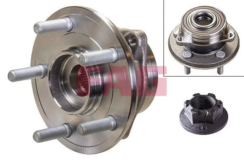 Image of Wheel bearing kit FAG 713 6704 20