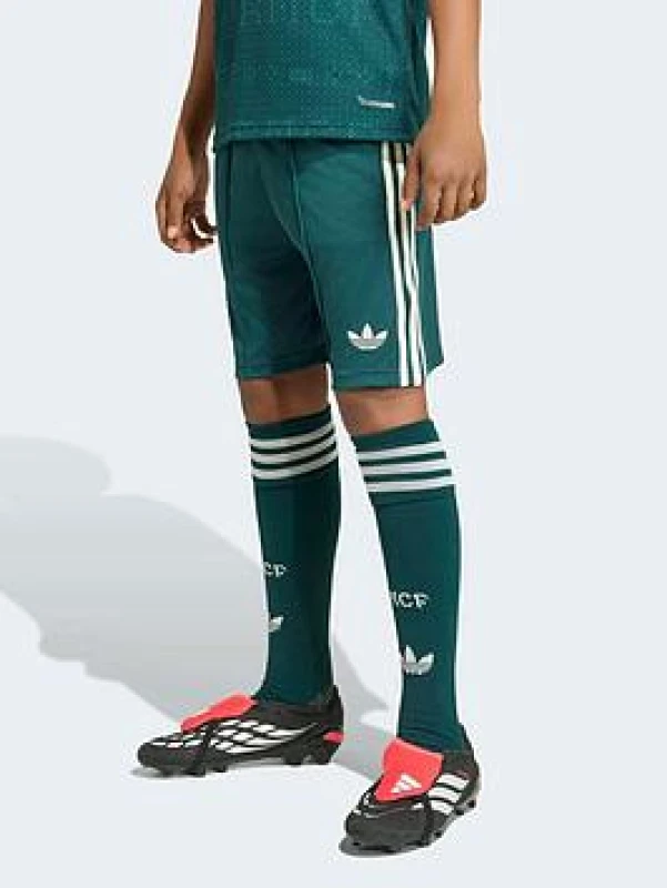 Image of adidas Real Madrid Away Short 2026/27 Juniors Domestic Replica Shorts 7-8 Years Green 37286215175