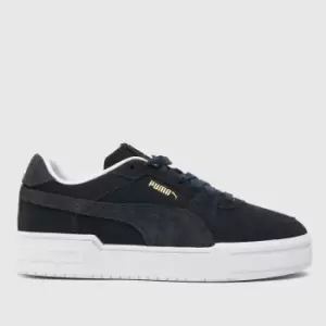 image of PUMA ca pro suede mix trainers in navy