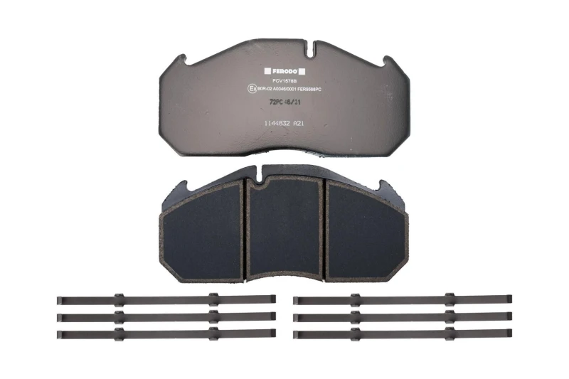 Image of FERODO Brake pad set FERODO FCV1578B