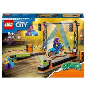 image of LEGO City: Stuntz The Blade Stunt Challenge Bike Set (60340)