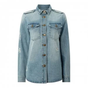 image of Sofie Schnoor Motif Shirt - 5002 Denim Blue