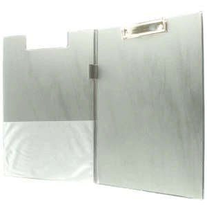 Image of Q Connect Pvc Clipboard Foldover Blk