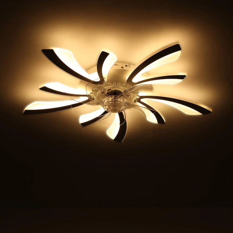 Image of Kabinet UK 78cm Creative Ceiling Fan with LED Lights White unisex One size