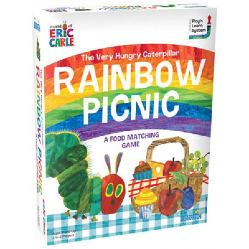 Image of University Games The Very Hungry Caterpillar Rainbow Picnic Game, Multi U01467