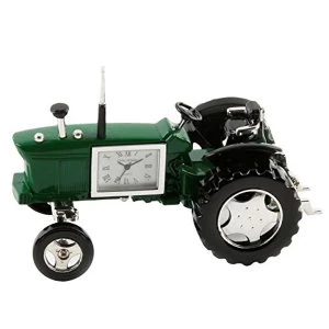 Image of Miniature Clock - Green Tractor